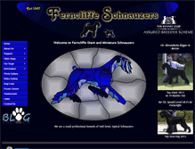 Tablet Screenshot of ferncliffeschnauzers.com